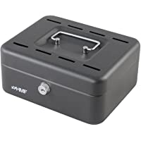 HMF 3088 Hucha- 8 Ranuras de Depósito- Caja de Ahorros- 20 x 15 x 8-5 cm- Caja de Caudales- Colore Negro